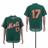 Mets 17 Keith Hernandez Green Mesh Throwback Jersey Sguo,baseball caps,new era cap wholesale,wholesale hats